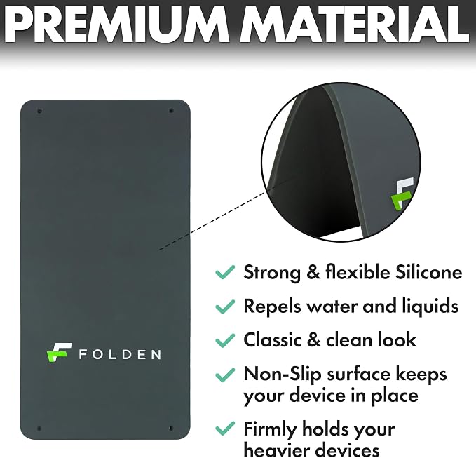 Folden Airplane Phone Holder, Flexible Tablet and Cell Phone Holder, Folding - Image 7