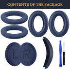 SOULWIT Ear Pads Cushions + Headband + Silicone Earpads Cover Protector - Image 3