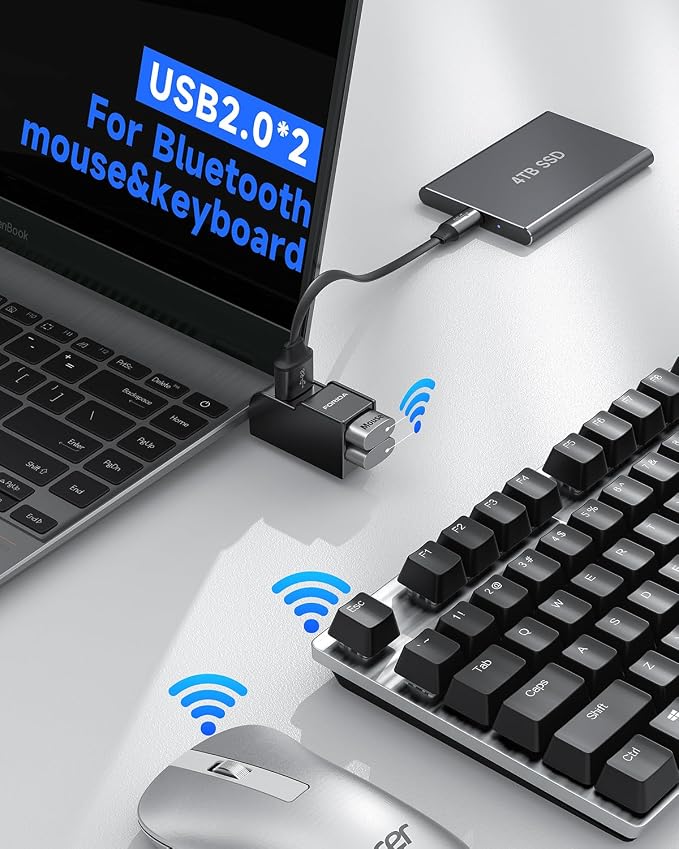 FORIDA 3 Ports USB Adapter, USB Hub - Image 8