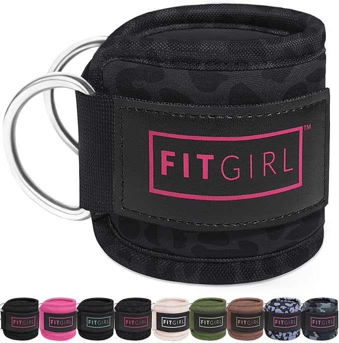 FITGIRL - Ankle Strap for Cable Exercise Machines, Work Out Cuff Attachment for by FITGIRL