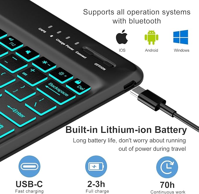 Galaxy Tab S9 FE+/ S9+ /S10+ 12.4 Inch Case - Image 6