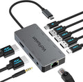 USB C Docking Station Dual Monitor, 9-in-1 USB Hub by Unknown