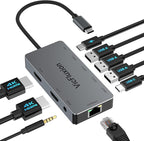 USB C Docking Station Dual Monitor, 9-in-1 USB Hub by Unknown