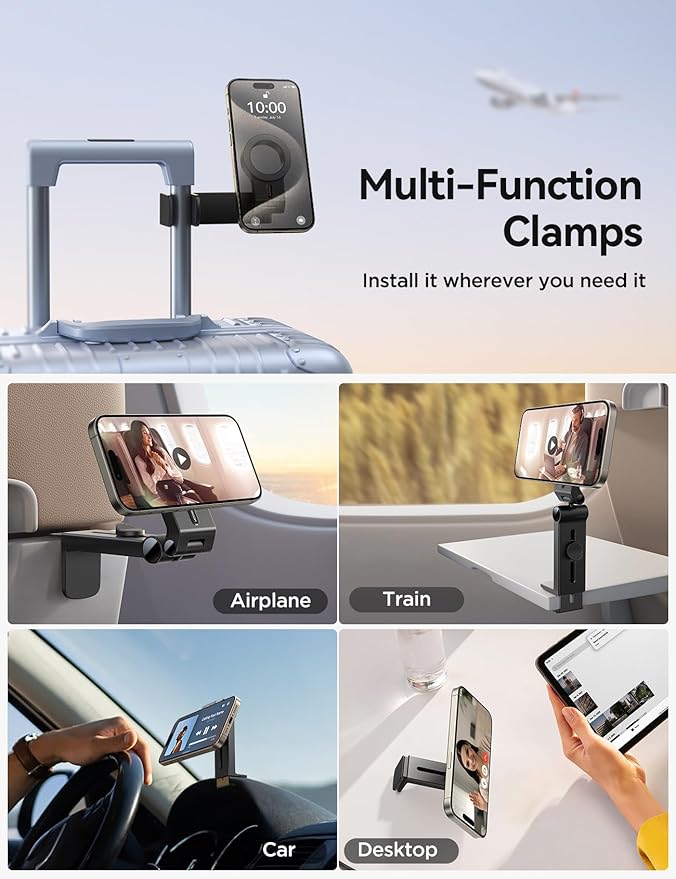 JOYROOM for Magsafe Airplane Phone Holder Travel Essentials, 【Unlimited - Image 4