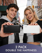 Miady 2-Pack Portable Charger, Slim 10000mAh Power Bank Travel Battery Pack 3 - Image 4