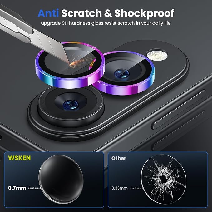 WSKEN for Samsung Galaxy S25 Edge Camera Lens Protector - Image 4