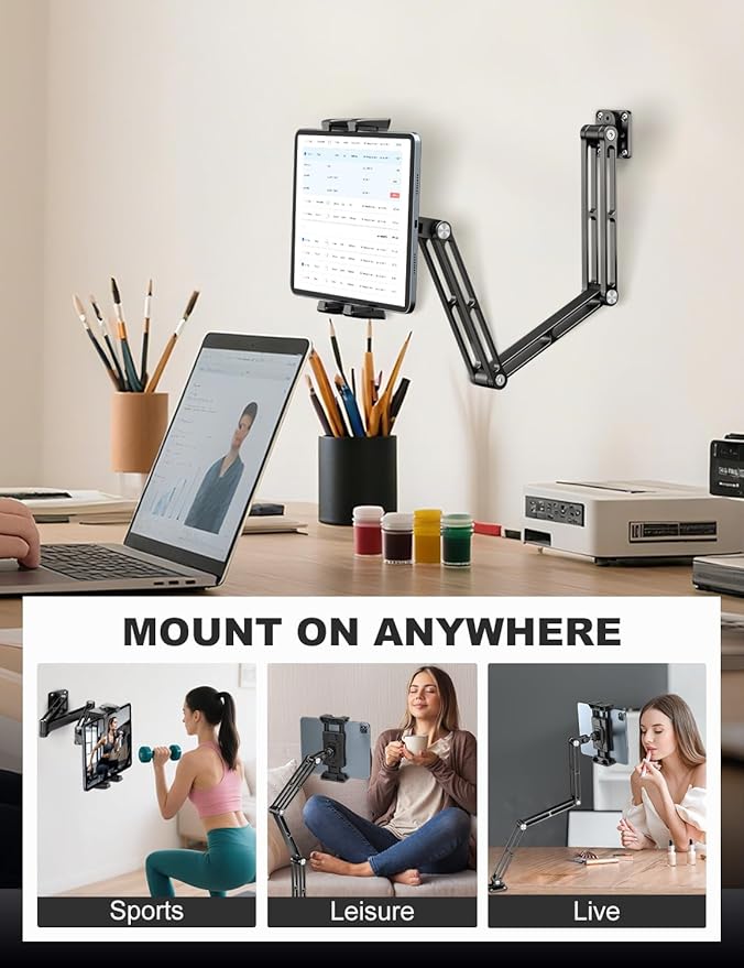 OHLPRO Aluminum Tablet Wall Mount Holder - Image 2