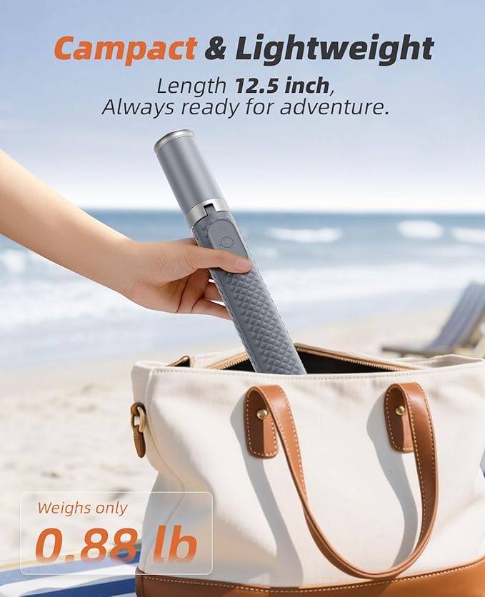 62" Phone Tripod & Selfie Stick, Tripod - Image 6