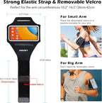 Running Armband with Earphone Bag Cell Phone Armband - Image 6