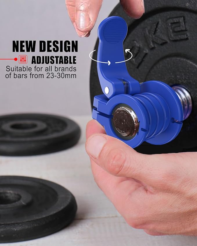 Barbell Clips 1 Inch Quick Release Weight Clamps 0.9-1.18inch Multi-Size - Image 3