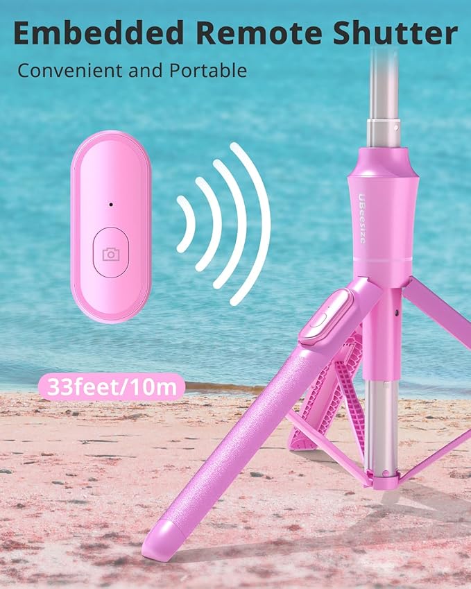 UBeesize 62'' Magnetic Selfie Stick Phone Tripod - Image 6