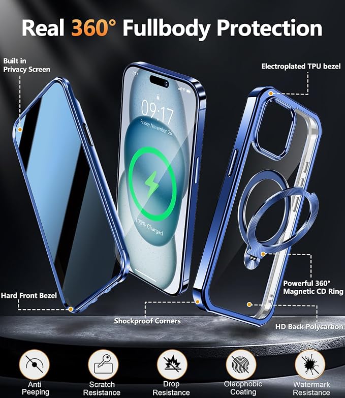 Mil-Grade Shockproof Full Body Anti-Spy Cover - Image 7