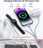Temdan for Travel Essentials, 3 in 2 USB C Cable for Apple Watch Charger/iPhone - Image 4
