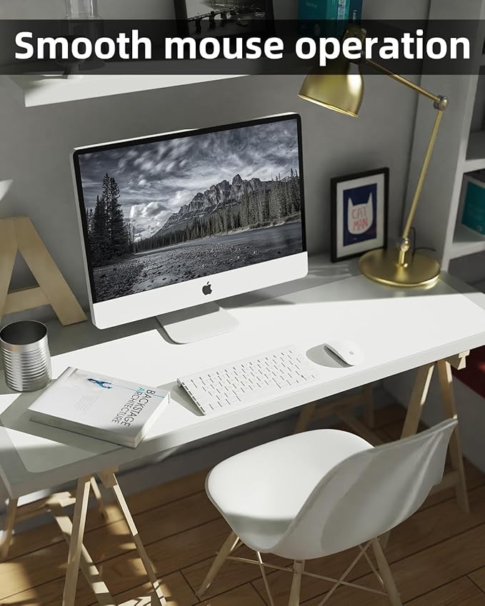 Desk mat Large, Leather Desk Pad Protector, Office Desk Mat, Mouse Pad - Image 4