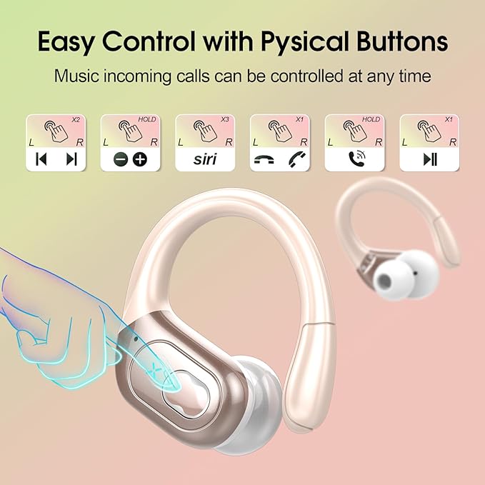 Wireless Earbuds 75hrs Bluetooth 5.4 Headphone Sport, 2026 Bluetooth Earbuds - Image 7