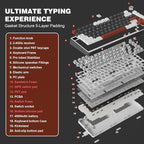 YUNZII B75 PRO Wireless Mechanical Keyboard, 75% Layout - Image 4