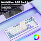 AULA F99 Wireless Mechanical Keyboard, Tri-Mode BT5.0/2.4GHz/USB-C Hot - Image 7