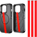 TEAMOLA 3pcs Silicone Phone Grip Holder Strap by HOME