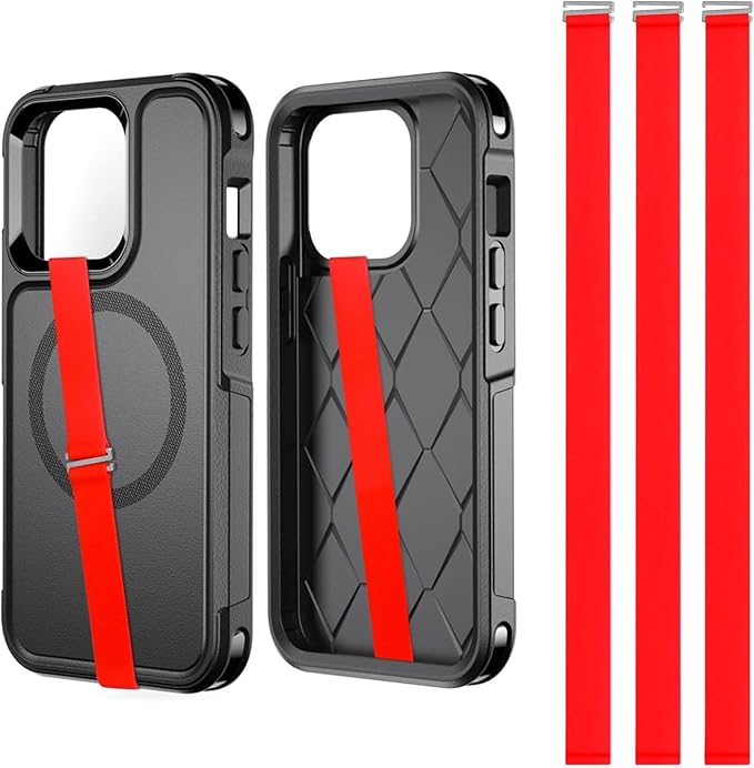 TEAMOLA 3pcs Silicone Phone Grip Holder Strap by HOME