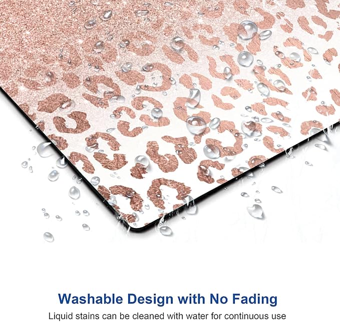 Mouse Pad, Animal Print Mouse Pad Custom Design, Square Waterproof Mouse Pad - Image 5