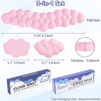 Cloud Wrist Rest for Keyboard and Mouse, Memory Foam PU Leather Keyboard Wrist - Image 7
