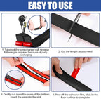 Floor Cord Cover Cavity 0.8"x0.37" Self Adhesive Cord Hider, 10FT Low Profile - Image 8