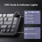 RedThunder K65 Wireless Mechanical Gaming Keyboard, Trip-Modes Connection - Image 3