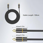 MEIRIYFA Digital Optical Audio Cable, Fiber Optical Toslink Audio Cable Male to - Image 3
