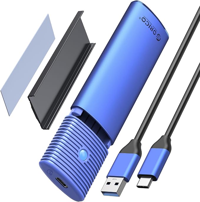 ORICO M.2 NVMe SATA SSD Enclosure Adapter Tool-Free, USB C 3.2 Gen 2 10Gbps NVMe by PioneerDataSolutionPowerYourFuture