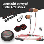 Symphonized Wired Earbuds with Microphone – 90% Noise Cancelling Ear buds with - Image 6