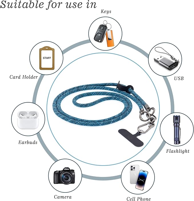 Phone Lanyard Universal Cell Phone Strap Crossbody Strap - Image 6