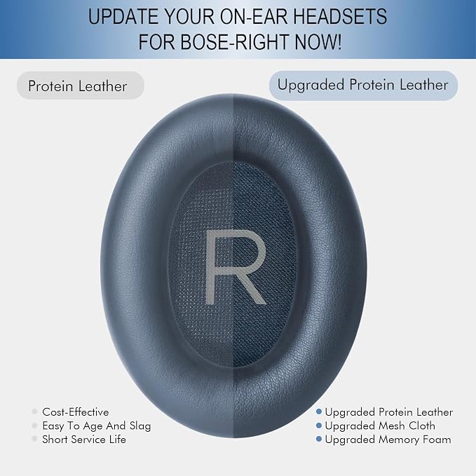 GEVO Replacement Ear Pads for Bose QC45, Ear Cushions for Bose QuietComfort 45 - Image 5