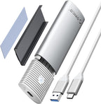ORICO M.2 NVMe SATA SSD Enclosure Adapter Tool-Free, USB C 3.2 Gen 2 10Gbps NVMe by PioneerDataSolutionPowerYourFuture