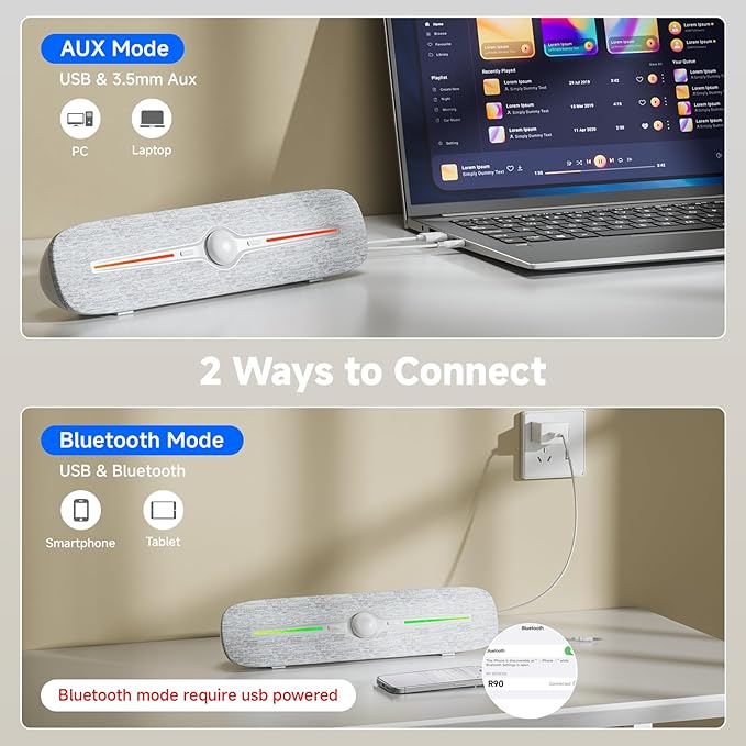 SOULION R90 Bluetooth Computer Speakers - Image 5