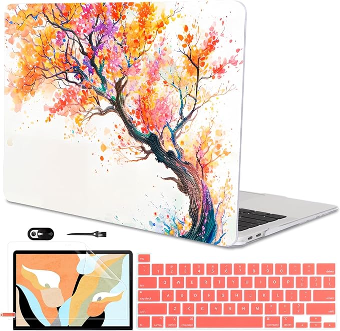 for 2020 2021 2022 MacBook Pro 13 inch Case M2 M1 A2338 A2289 A2251 by LCMOCICO