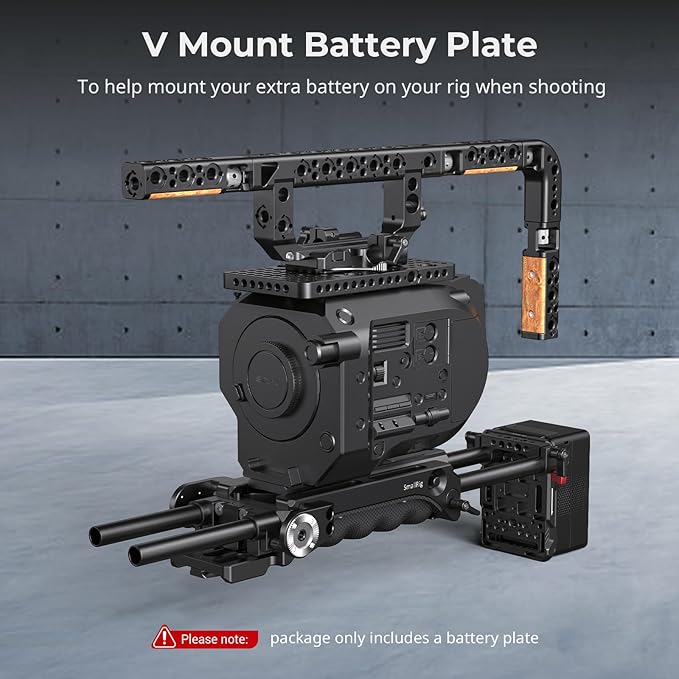 SMALLRIG V Mount Battery Plate, V-Lock Battery Plate - Image 2