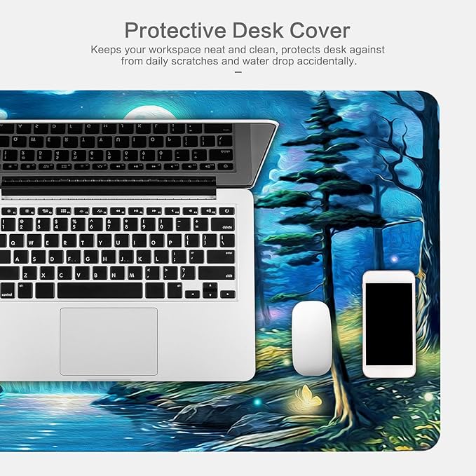 Lokigo Desk Pad, Extended Large Gaming Mouse Pad, Waterproof Starry Night Mouse - Image 9
