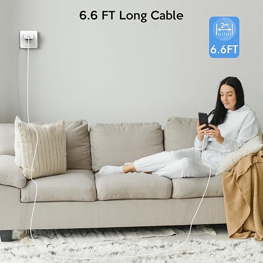 iPhone 16 15 Pro Charger Fast Charging, 20W Fast USB C Charger Block 3Pack USBC - Image 6