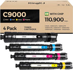 VersaLink C9000 High Capacity Toner Cartridge Set 4-Pack Replacement by KingKJInkToner