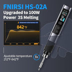 FNIRSI HS-02A 100W Portable Corded Soldering Iron Kit, 3S Fast Heating - Image 6
