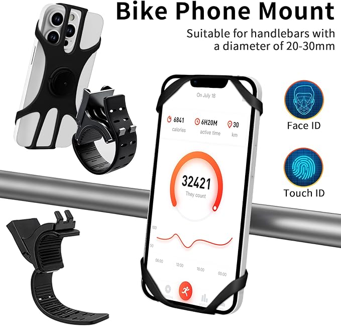 3in1 Running Sports Armband+Wristband+Bicycle Phone Holder, 360° Rotation & - Image 4