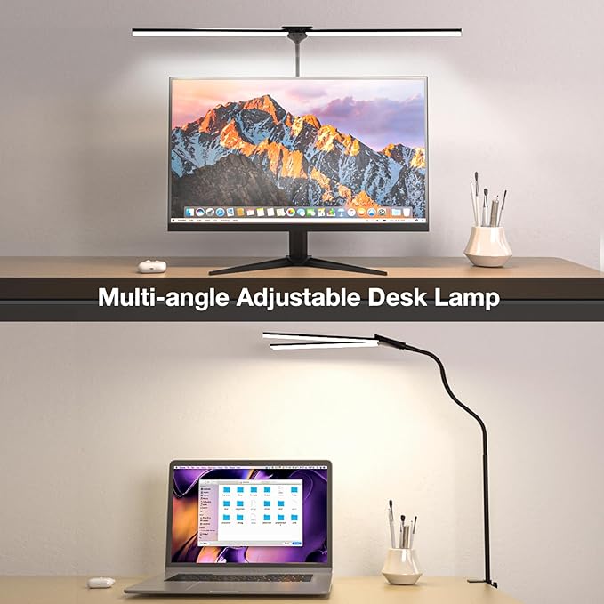 Hensam Desk Lamps for Home Office, Eye-Caring Architect LED Desk Light - Image 4