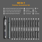3.7V Electric Screwdriver Kit, 48-in-1 Dual-Head Precision Screwdriver Set - Image 5