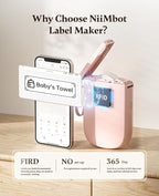 NIIMBOT Label Maker Bluetooth Mini Label Printer D11 2024 Version, Portable - Image 4