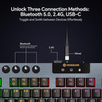 Hexgears Immersion A3 Low-Profile Wireless Mechanical Keyboard, TKL - Image 5