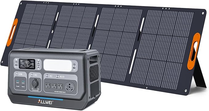 ALLWEI LiFePO4 Portable Power Station 2400W by ALLWEI