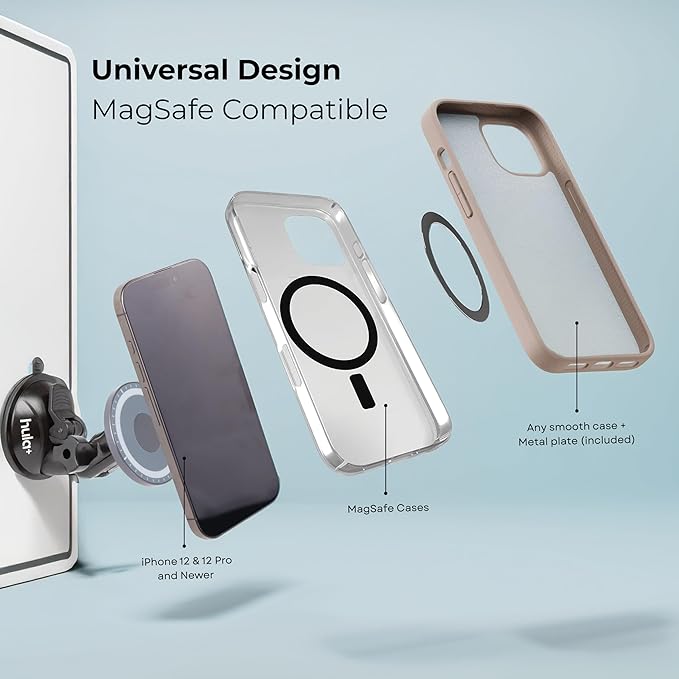 hula+ MagSafe Phone Holder Portable Mount, Reusable Stand - Image 3