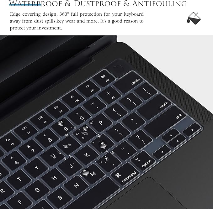 Keyboard Cover for 2024 2023 2022 2021 MacBook Pro 14 inch M4 M3 M2 M1 Pro/Max - Image 5