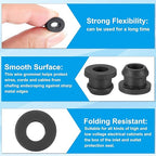 PATIKIL 9mm / 3/8 Inch Drill Hole, 1/4 Inch ID Rubber Grommets - Image 3