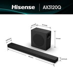 Hisense AX3120Q 3.1.2Ch Sound Bar - Image 2